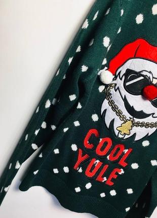 Зелёный свитер санта 🎅🏼 новый год 🎄 рождество brave soul8 фото
