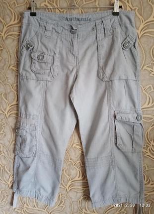 Полульняные женские  бриджи authentic  denim/размер  12/40