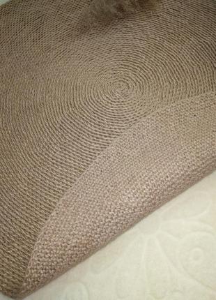 Плетеный круглый коврик/ коврик джутовый натуральный эко скандинавский