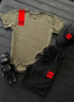 Летний костюм under armor футболка + шорты2 фото