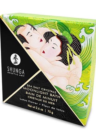 Сіль для ванни shunga moonlight bath – lotus flower (75 гр), сіль мертвого моря, ароматичні олії