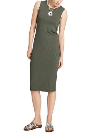 M&s mark's and spencer платье в рубчик из вискозы