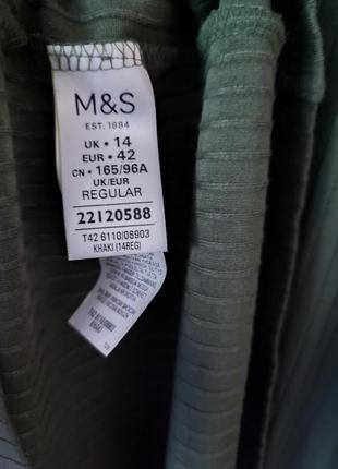 M&amp;s mark's and spencer плаття в рубчик із віскози5 фото