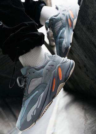 Кроссовки adidas yeezy boost 700 inertia (весна/лето/осень)7 фото