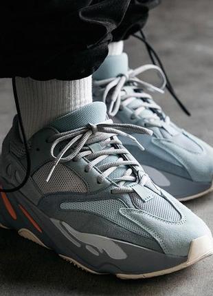 Кроссовки adidas yeezy boost 700 inertia (весна/лето/осень)8 фото