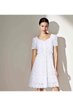 Сукня біла із прошви s(38/38) esmara2 фото
