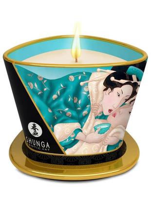 Масажна свічка shunga massage candle – island blossoms (170 мл) з афродизіаками