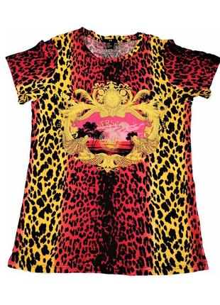 Versace h&amp;m limited edition animal print футболка  /8219/