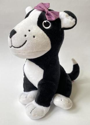 Мягкая игрушка собачка собака с бантиком3 фото