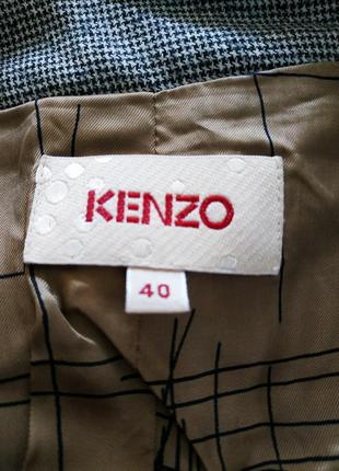 Шерстяной пиджак kenzo3 фото