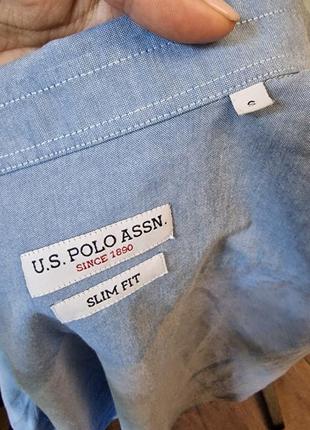 Рубашка u.s.polo assn slim fit4 фото