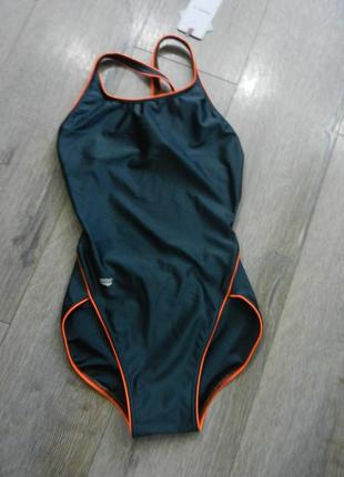 10/38/s speedo,оригінал сірий перламутровий купальник для плавання,для басейну4 фото