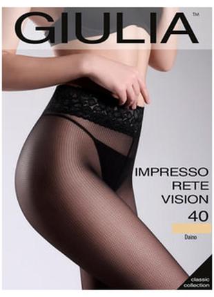 Колготки giulia impresso rete vision model 1  40 den