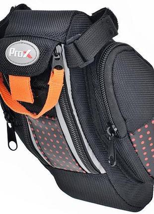 Сумка под седло prox oregon 039 черная (a-sp-0231)