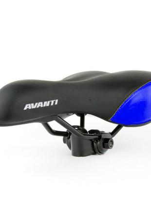 Седло avanti avy-6690 черный / синий (6690-black-blue)