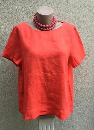 Красная блуза,рубаха в этно,бохо стиль,лен100%,большой размер8 фото