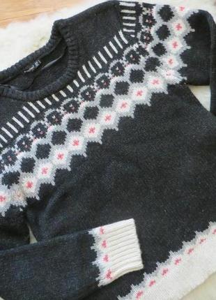 Зимовий светр, шерсть.великий розмір3 фото