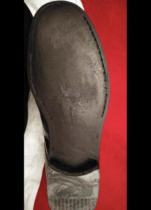 Чоловічі шкіряні італійські туфлі ручної роботи2 фото