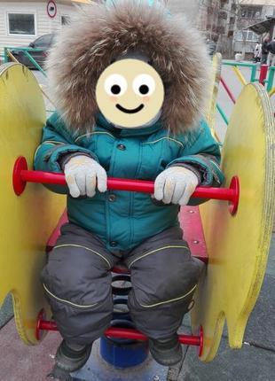 Комбез (куртка+комбінезон) на хлопчика 80р.