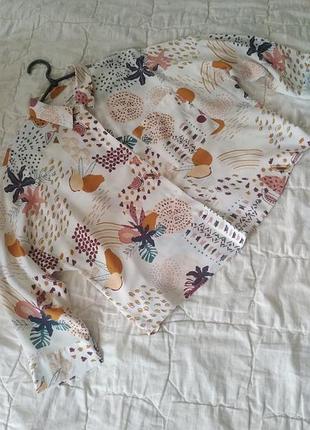 Вкорочена сорочка оверсайз pull&bear