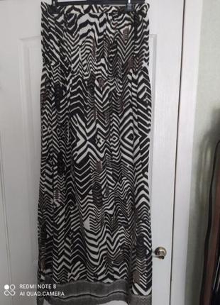 Вискозное платье сарафан в пол большого размера, 20/482 фото