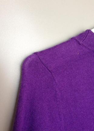 Sun68🔥cкидка🔥24 часа🔥 длинный дизайнерский брендовый кардиган кашемир фиолетовый5 фото
