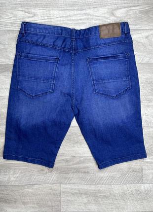 Denim co. slim stretch шорты  33/42 размер новые  джинсовые синие оригинал4 фото