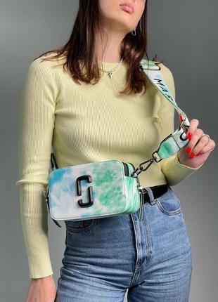 Сумка в стиле marc jacobs the snapshot tie dye green