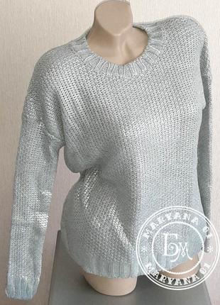 Легендарний сільвер металік светр silver metallic sweater9 фото