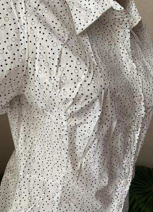 Коттоновая блуза-рубашка 12-14 р. (46-48 наш)1 фото
