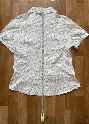 Коттоновая блуза-рубашка 12-14 р. (46-48 наш)5 фото