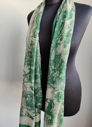 Брендовый шелковый шарф , палантин, платок1 фото