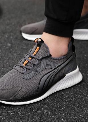 Чоловічі кросівки puma grey4 фото