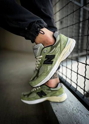 Мужские кроссовки new balance xjjjjound 990v3 "green"8 фото