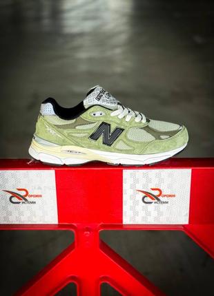 Мужские кроссовки new balance xjjjjound 990v3 "green"10 фото