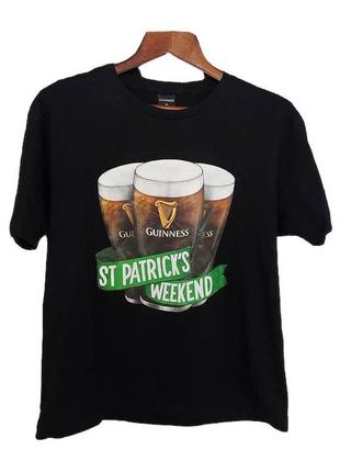 Футболка мужская guinness с принтом st patricks weekend черная м