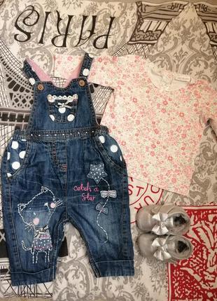 Комбинезон джинсовый