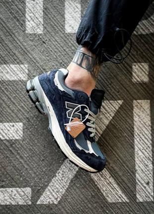 Мужские кроссовки new balance 2002r 'protection pack - dark navy