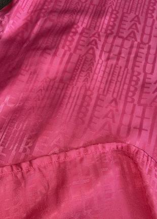 Сарафан фуксія рожеве плаття атласне плаття zara c&amp;a сатиновое платье шелковое платье комбинация платье с разрезами сарафан3 фото