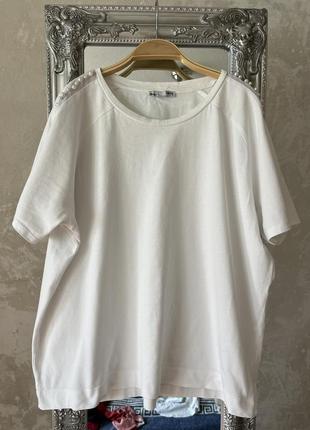 Zara футболка з перлами s-m3 фото