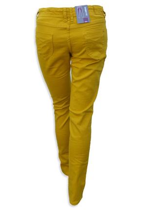 Модные джинсы горчичного цвета denim and co jbc skinny fit2 фото