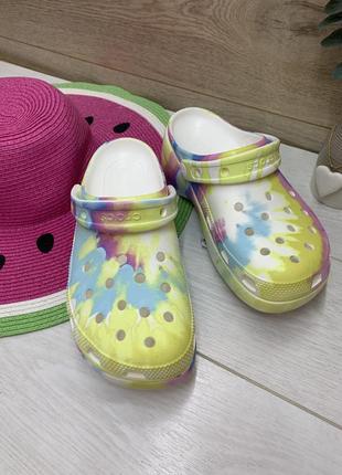 Крокси crocsclassic crocs fur sure sandalwhite