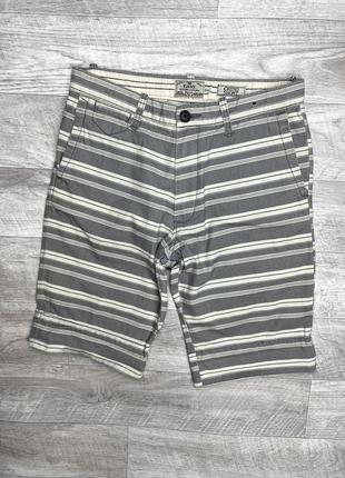 Easy chino short шорты w30 размер джинсовые полосатые серые оригинал