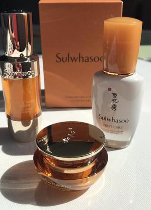 Sulwhasoo signiture care 3pcs mini kit, набор бестселлеров люкс класса3 фото