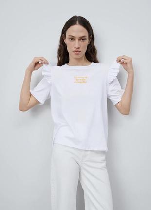 Красивая футболка zara m