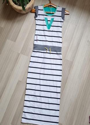 Нове стрейчеве плаття сукня міді максі спортивне1 фото