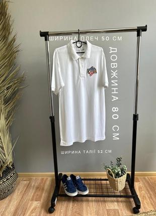 Vintage retro asics polo shirt white ідеальний стан!