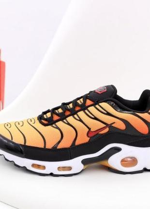 Мужские кроссовки nike air max plus tn+ orange black 41-42-43-44-45