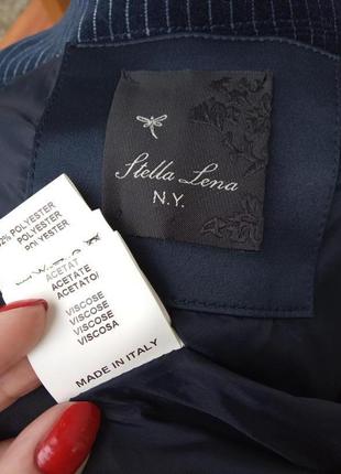 Дорогой бархатный итальянский пиджак stella jena с шелковой оторочкой.6 фото