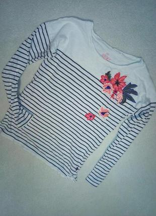 Яркий регланчик в полоску на модняшку 122/128см рост